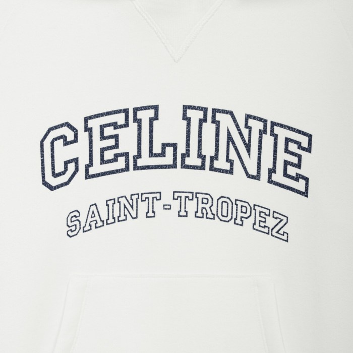 NIGO Celine Men's And Women's Spring/fall Fashion Casual Solid Color Hooded Pullover Logo Print Oversized Long Sleeve Sweatshirt #nigo79532