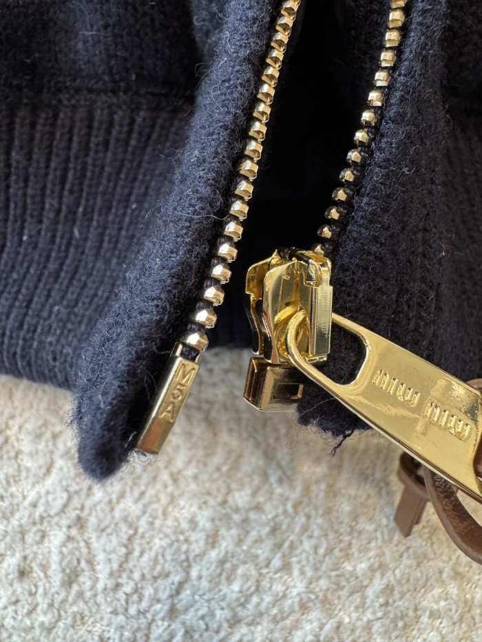 NIGO MiuMiu Men's And Women's Fall/winter Fashion Casual Hooded Zipper Cashmere Blend Down Jacket #nigo79563