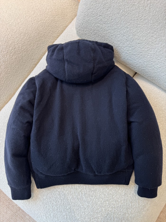 NIGO MiuMiu Men's And Women's Fall/winter Fashion Casual Hooded Zipper Cashmere Blend Down Jacket #nigo79563