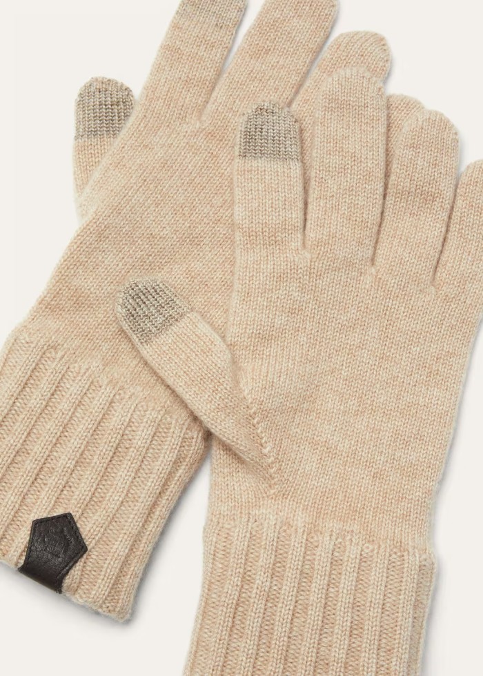 NIGO Loro Piana English Men's Fall/Winter Fashion Classic Solid Color Fleece Gloves Accessories #nigo79558