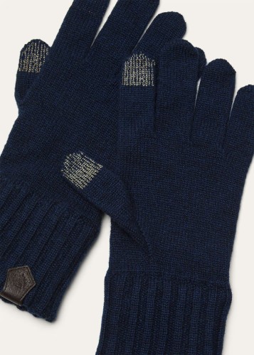 NIGO Loro Piana English Men's Fall/Winter Fashion Classic Solid Color Fleece Gloves Accessories #nigo79558