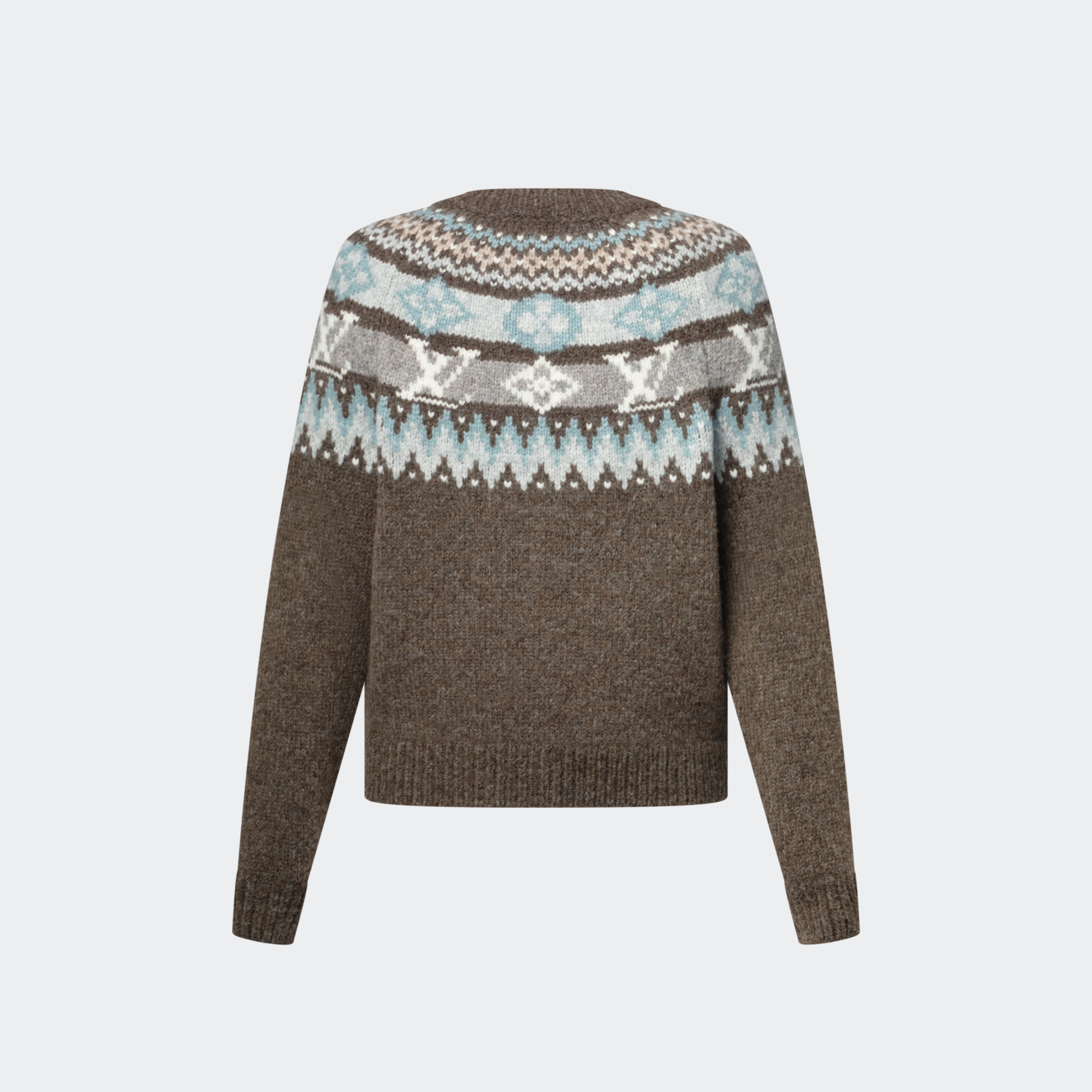 新品タグ付き ♡ Heart Fair Isle Knit Pullover Womens Valentines Day Knitted Fair Isle Print Retro Sweater Long