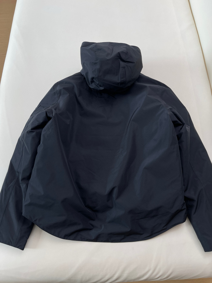 NIGO Prada Men's Fall/winter Fashion Casual Solid Color Hooded Zipper Single Button Windproof Down Jacket #nigo79565