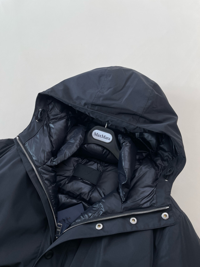 NIGO Prada Men's Fall/winter Fashion Casual Solid Color Hooded Zipper Single Button Windproof Down Jacket #nigo79565