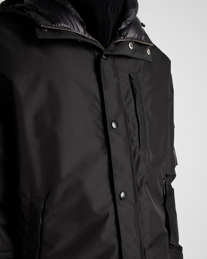 NIGO Prada Men's Fall/winter Fashion Casual Solid Color Hooded Zipper Single Button Windproof Down Jacket #nigo79565