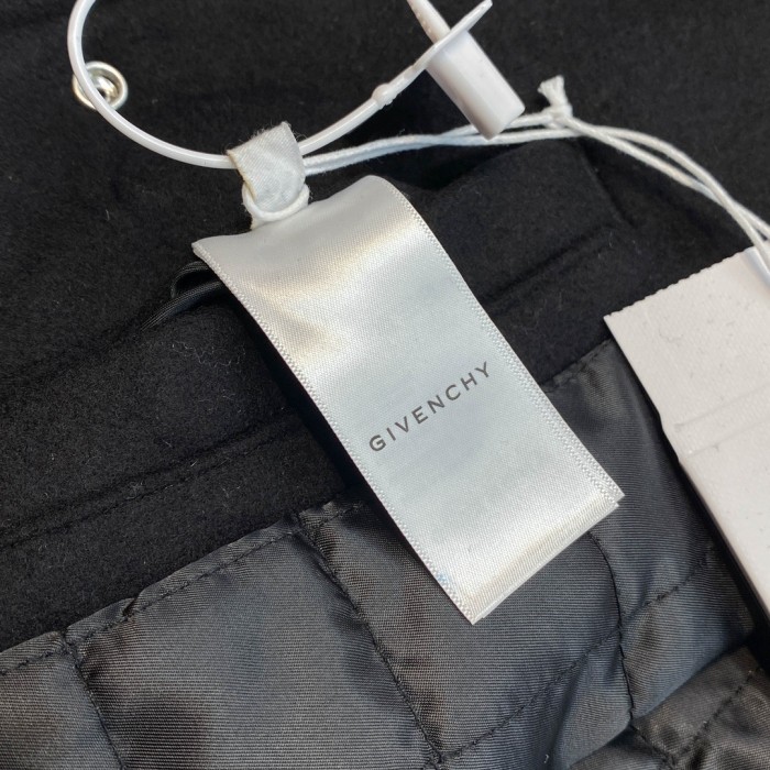 NIGO Givenchy Men's Patchwork Crew Neck Single Breasted Logo Long Sleeve Jacket Black #nigo332271