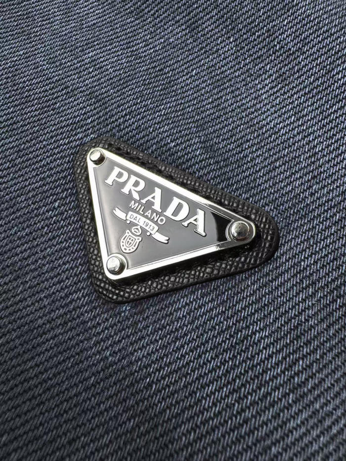 NIGO PRADA Men's Obsidian Denim Bomber Jacket Shirt-collar Zip-up Logo Long-sleeve Denim Jacket #nigo332258