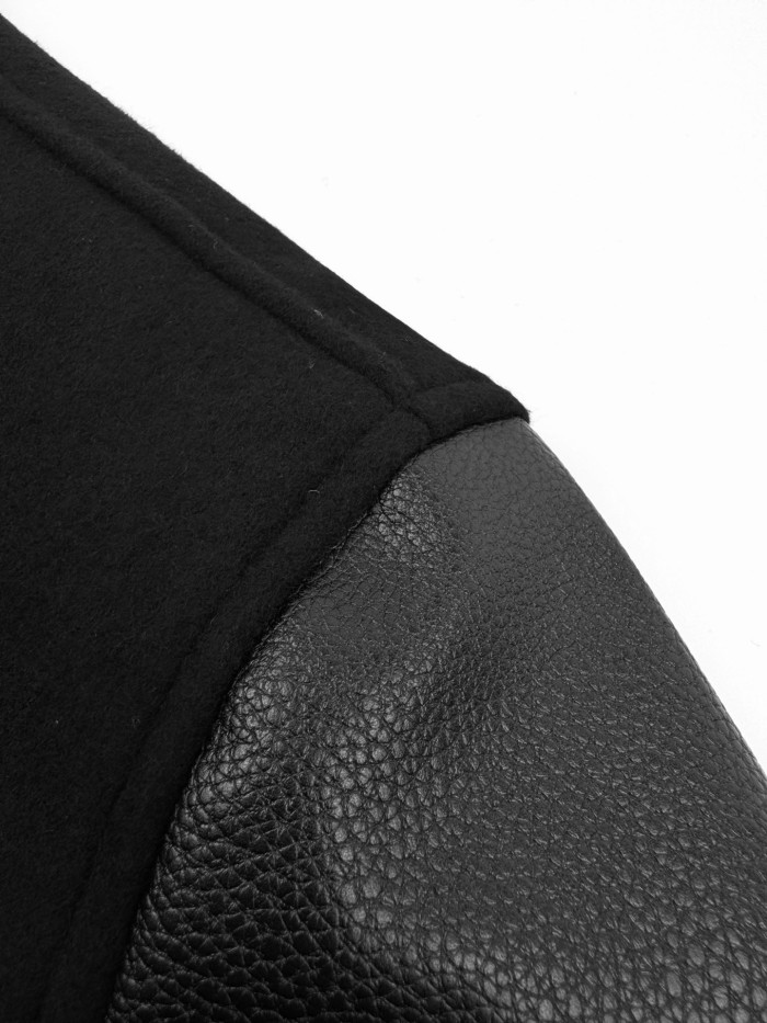 NIGO Givenchy Men's Patchwork Crew Neck Single Breasted Logo Long Sleeve Jacket Black #nigo332271