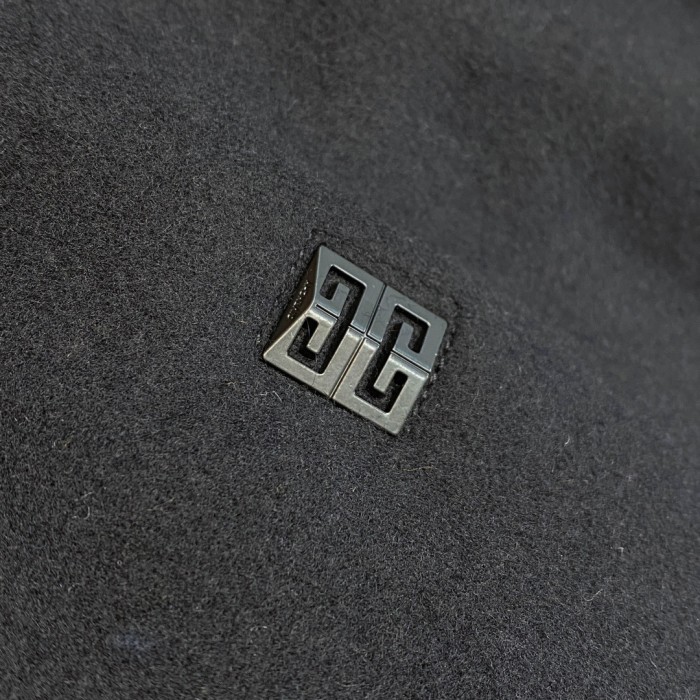 NIGO Givenchy Men's Patchwork Crew Neck Single Breasted Logo Long Sleeve Jacket Black #nigo332271