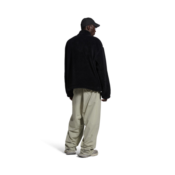 NIGO Balenciaga Men's 25FW LOOP SPORTS ICON Lambswool Zipper Jacket INFORMATION Diagonal Pockets Double-ended Zipper Closure Loop Artwork Inlay #nigo332256