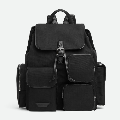 NIGO BOTTEGA VENETA  Crossroad Multi-Pocket Backpack Leather Label Nylon Shoulder Bag #nigo332330