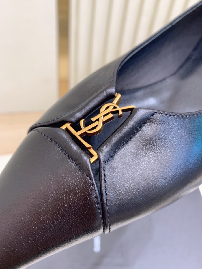 NIGO Saint Laurent Latest 2025 Silk Leather Spring/Summer Runway Single Shoes #nigo332701