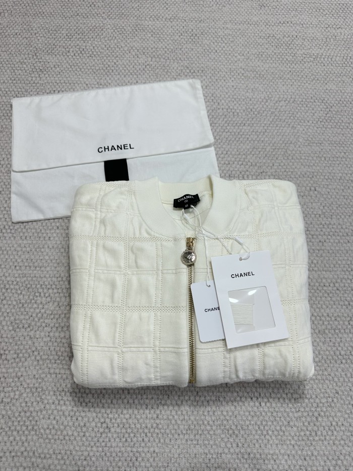 NIGO Chanel Women's Waist-Defining Zipper Long-Sleeve Jacket Checkered Solid-Color Fall/Winter Coat Ngvp #nigo331924