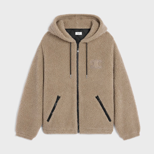 NIGO Celine Women's and Men's Embroidered Suede Padded Jacket stylish And Simple Wool And Cotton Jacket #nigo332441 