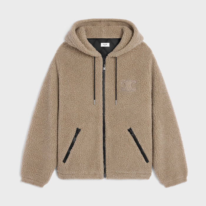 NIGO Celine Women's and Men's Embroidered Suede Padded Jacket stylish And Simple Wool And Cotton Jacket #nigo332441 