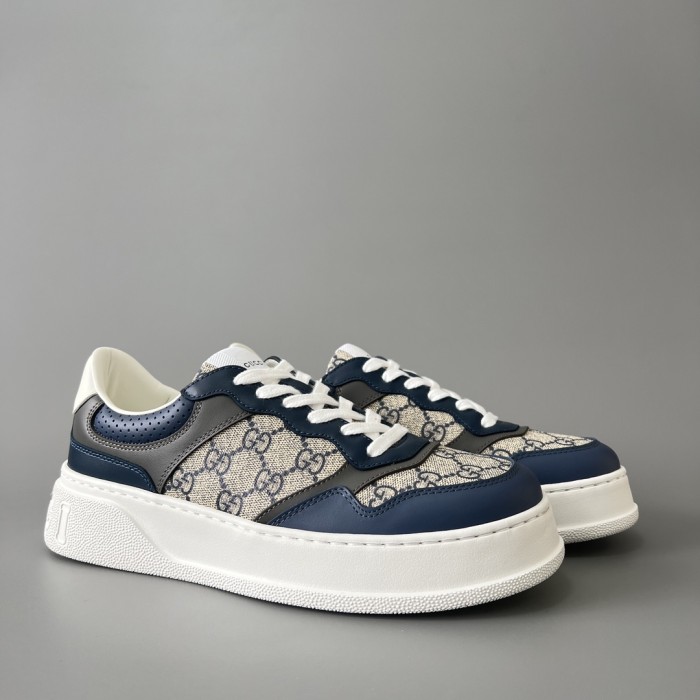 NIGO Gucci Chunky BGG Black And White Panda Biscuit Shoes Couple Model Cowhide Stitching GG Embossed Cowhide #nigo332565