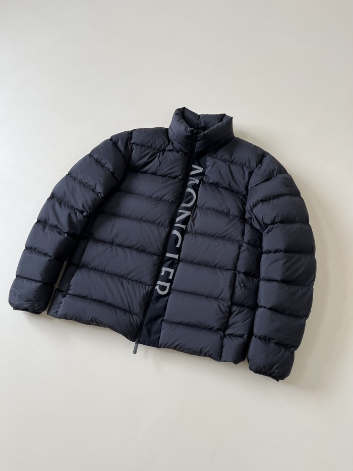 NIGO Moncler Men's New Black Warrior 3M Reflective White Goose Down Hooded Reflective Letters Down Jacket #nigo332483