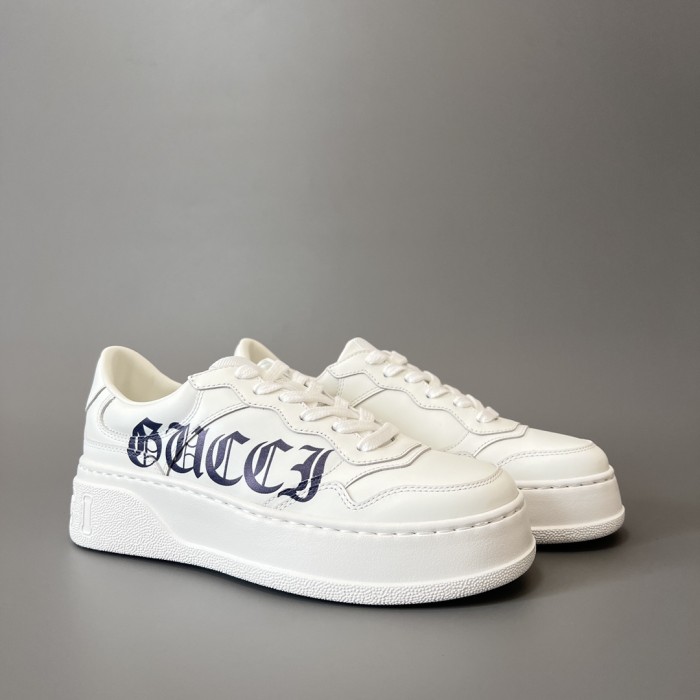 NIGO Gucci Chunky BGG Black And White Panda Biscuit Shoes Couple Model Cowhide Stitching GG Embossed Cowhide #nigo332565