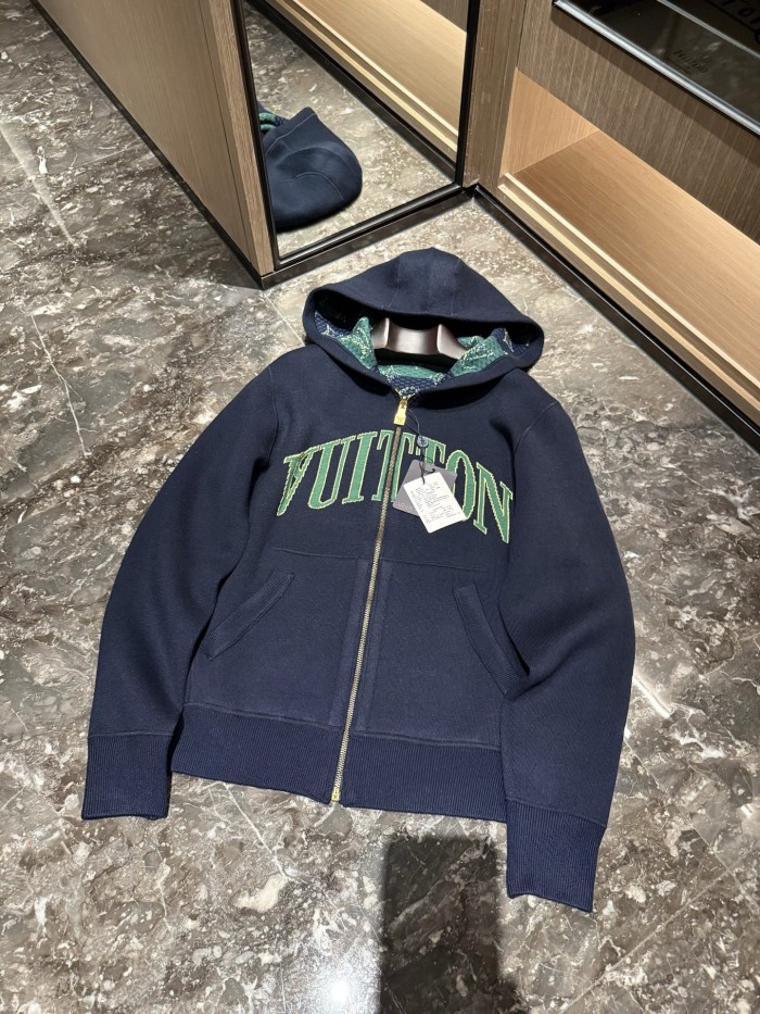 NIGO Louis Vuitton MONOGRAM Men's Spring/Fall Fashion Casual Hooded Zipper Letter Print Reversible Jacket #nigo331359