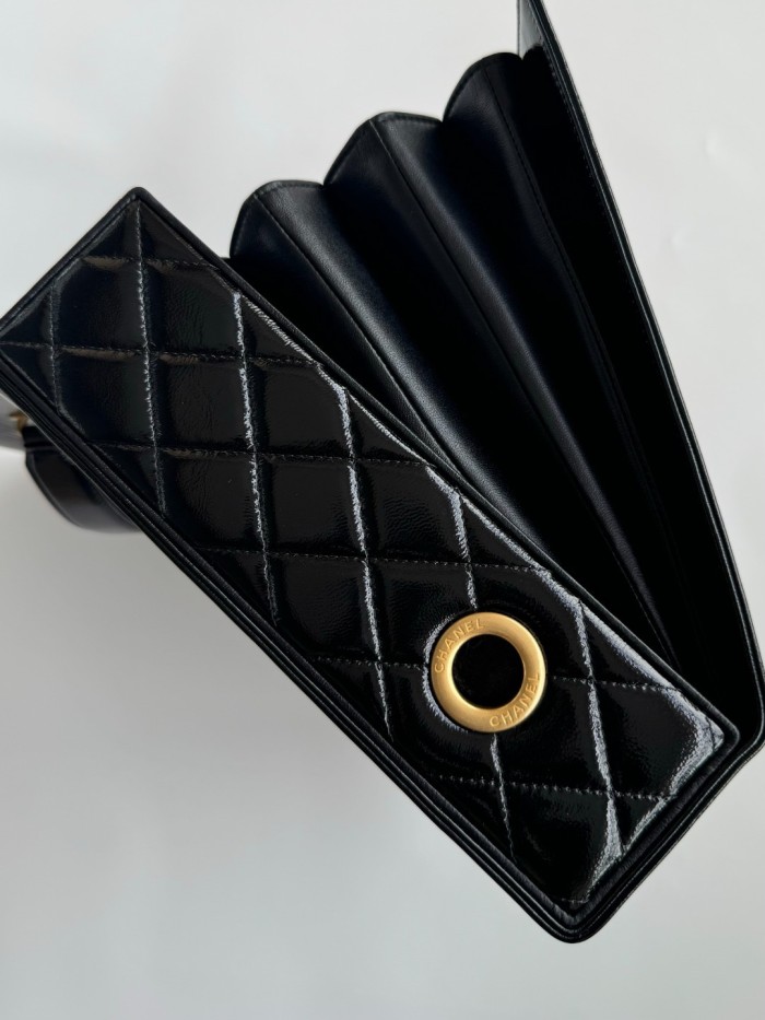 NIGO Chanel Advanced Handmade Series Briefcase Patented Wrinkled Lambskin Vintage Buttons #nigo332642