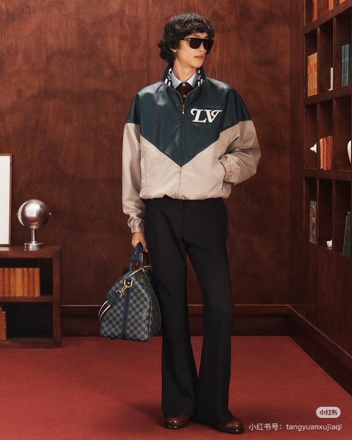 NIGO Louis Vuitton SS26 Men's Pattern Mixed Sports Long Sleeve Jacket #nigo329952