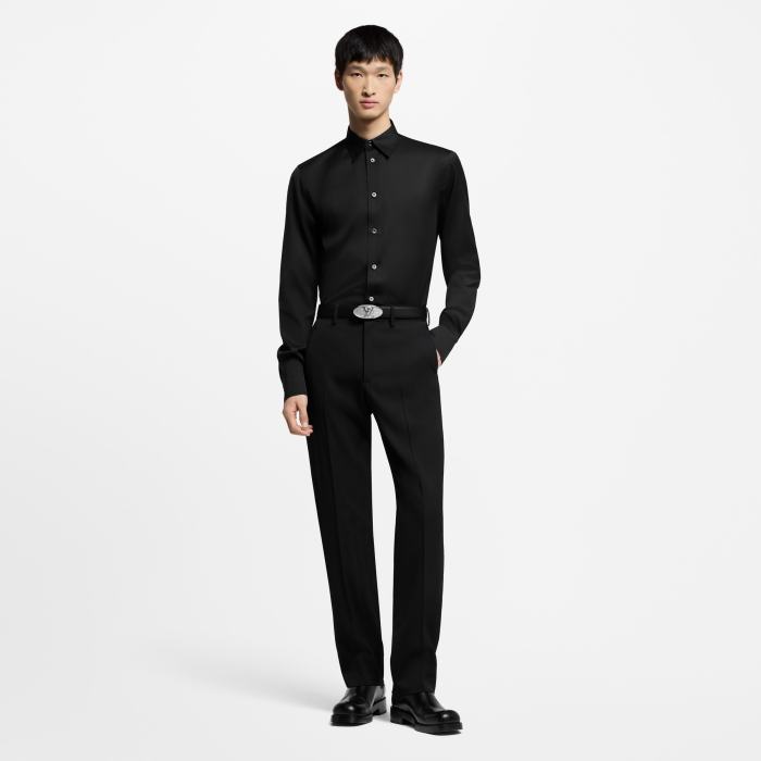 NIGO Louis Vuitton SS25 Men's Spring and Summer Solid Color Sheep Wool Straight Casual Pants #nigo332664