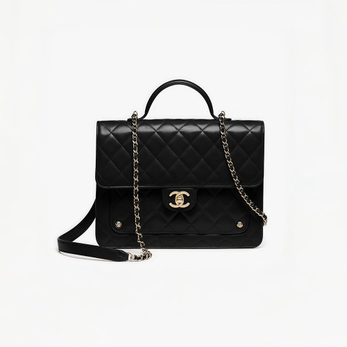 NIGO Chanel Chain WalletIn Polished Lambskin And Gold Tone Metal Retro College Style Backpack #nigo332641