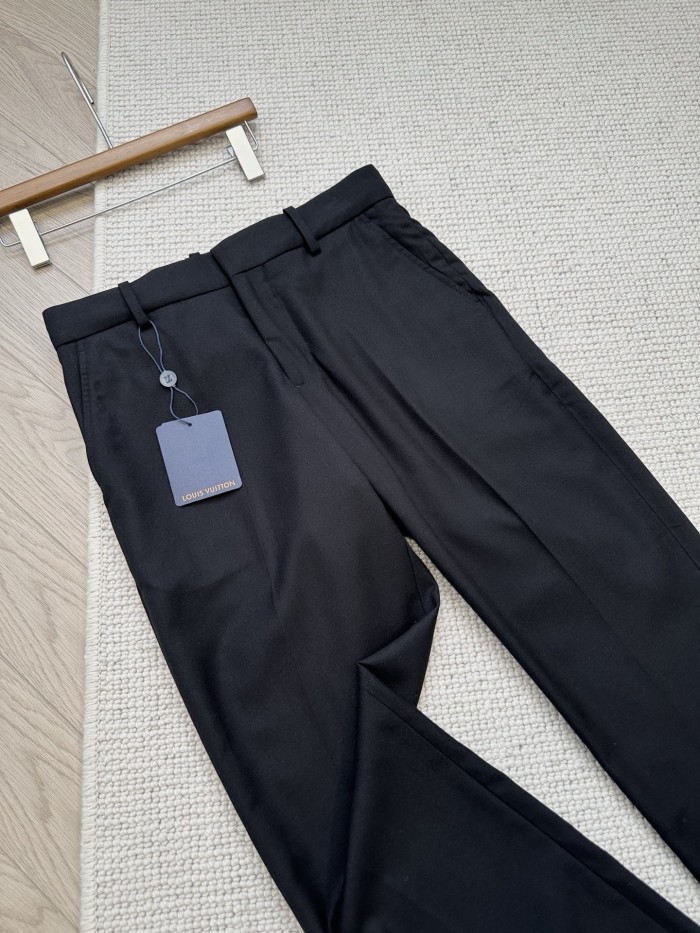 NIGO Louis Vuitton SS25 Men's Spring and Summer Solid Color Sheep Wool Straight Casual Pants #nigo332664