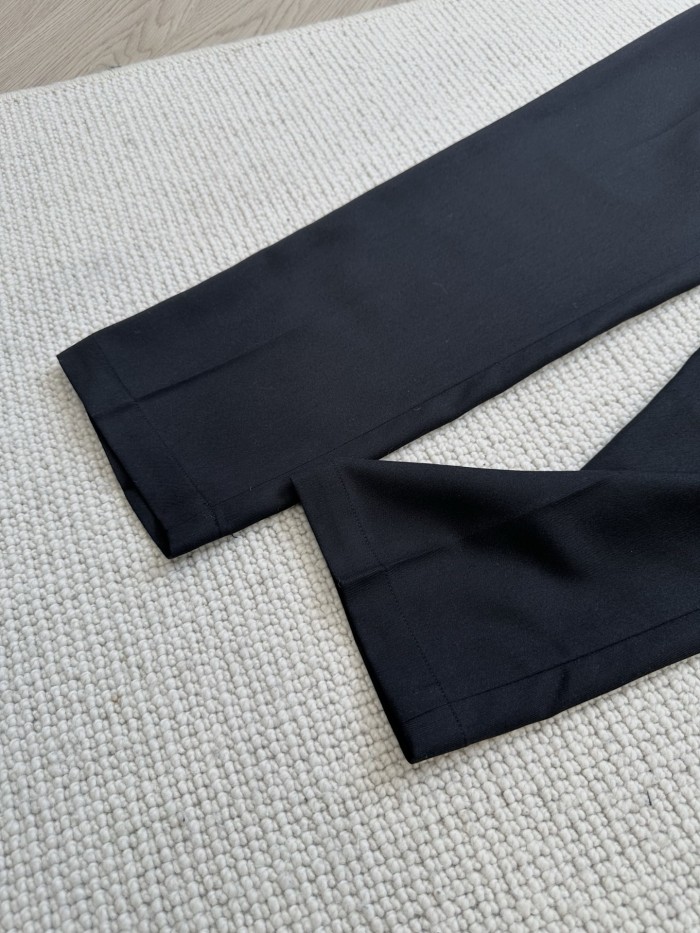 NIGO Louis Vuitton SS25 Men's Spring and Summer Solid Color Sheep Wool Straight Casual Pants #nigo332664