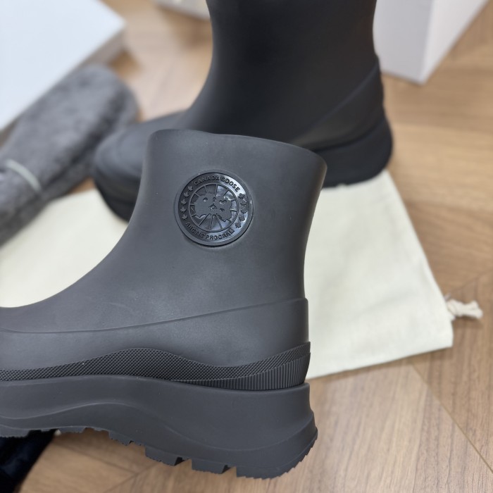 NIGO Canada Goose Women's Waterproof Round Toe Printed Rain Boots #nigo332834
