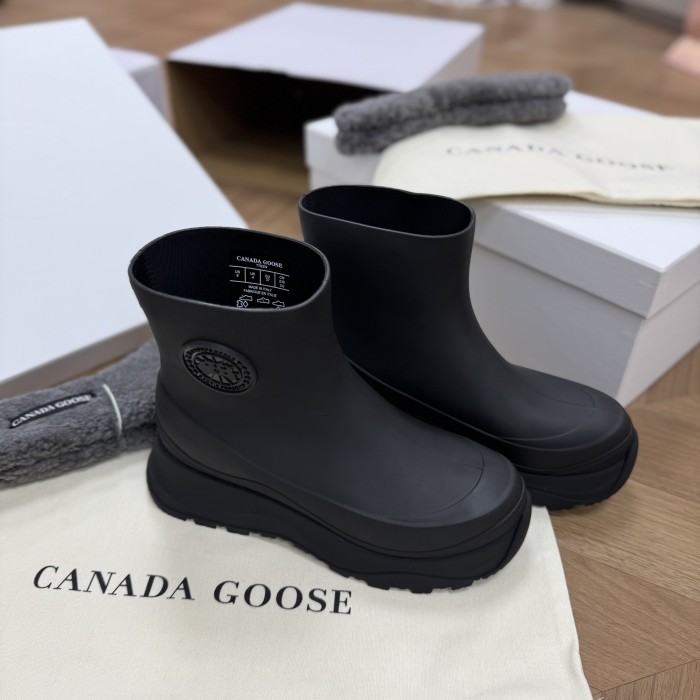NIGO Canada Goose Women's Waterproof Round Toe Printed Rain Boots #nigo332834