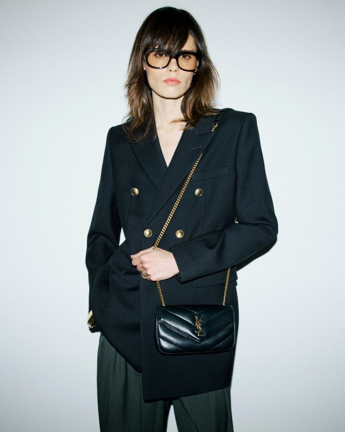 NIGO Saint Laurent LOULOU Mini Small Medium Sheepskin Handbag Shoulder Bag Crossbody Bag #nigo332857