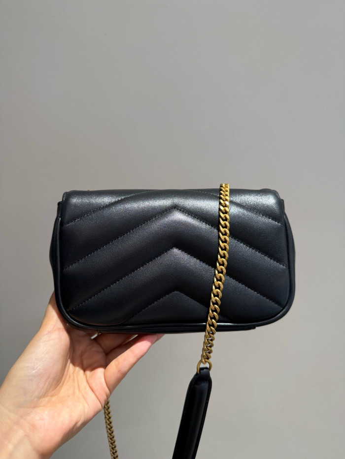 NIGO Saint Laurent LOULOU Mini Small Medium Sheepskin Handbag Shoulder Bag Crossbody Bag #nigo332857