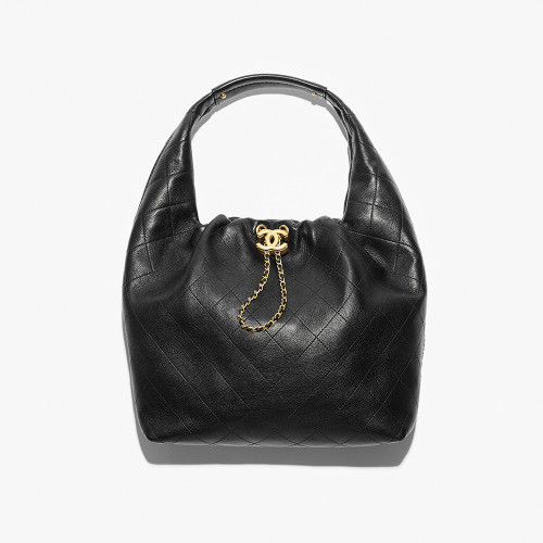 NIGO Chanel 26 Women's Large Hippie Bag Calfskin And Gold-tone Metal Bobo Haas Calfskin #nigo332931