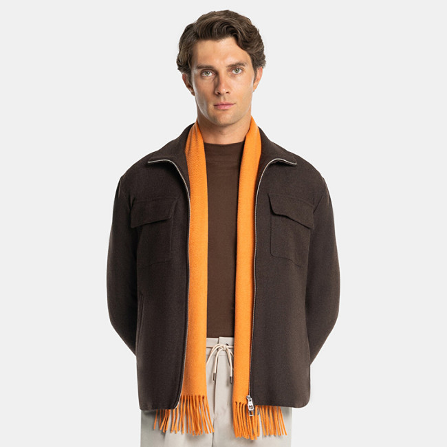 NIGO Montre Men's Waterproof Wool And Goose Down Hunting Jacket With Stand Collar #nigo333011