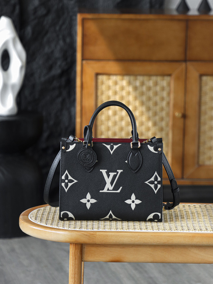 NIGO Louis Vuitton OnTheGo PM Bicolor Monogram Empreinte Leather Women's Handbags #nigo333041