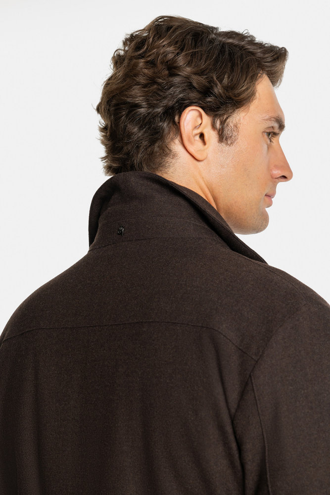 NIGO Montre Men's Waterproof Wool And Goose Down Hunting Jacket With Stand Collar #nigo333011