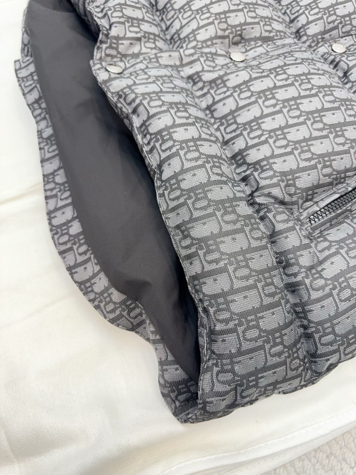 NIGO Dior 25FW Oblique Jacquard Ski Series Cotton Vest Back Logo Jacquard Webbing #nigo333043