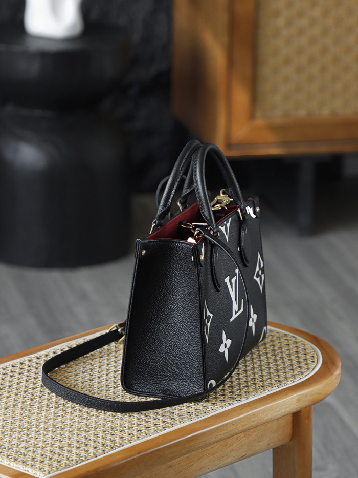 NIGO Louis Vuitton OnTheGo PM Bicolor Monogram Empreinte Leather Women's Handbags #nigo333041