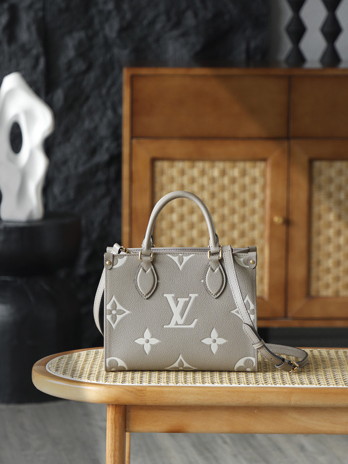 NIGO Louis Vuitton OnTheGo PM Bicolor Monogram Empreinte Leather Women's Handbags #nigo333041