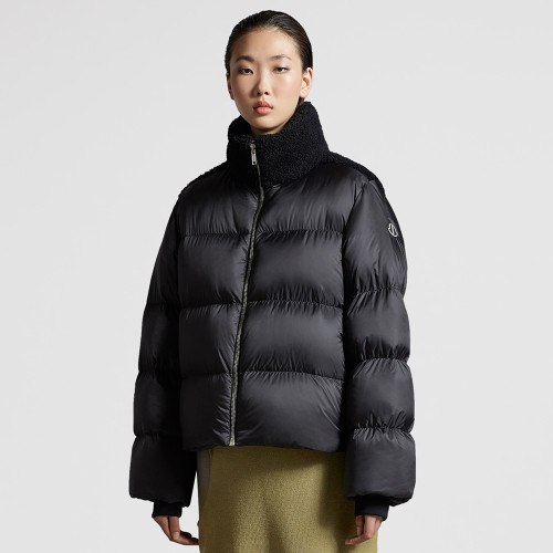 NIGO Moncler Cyclopic Men's And Women's Wool Collar Short Down Jacket #nigo333060