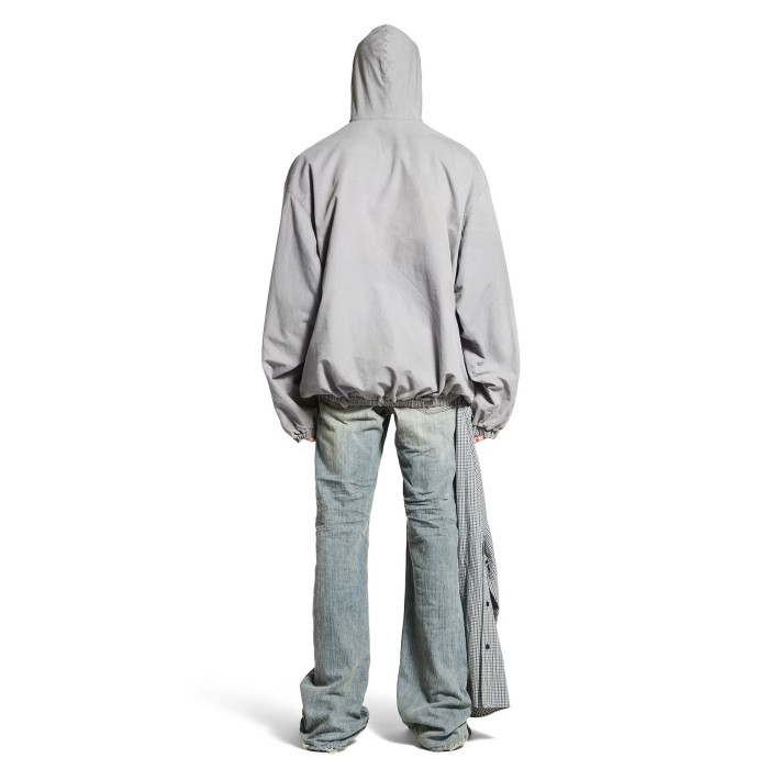 NIGO Balenciaga Solid Color Cotton Ripstop Zippered Hooded Long Sleeved Jacket Loose Fit #nigo333080
