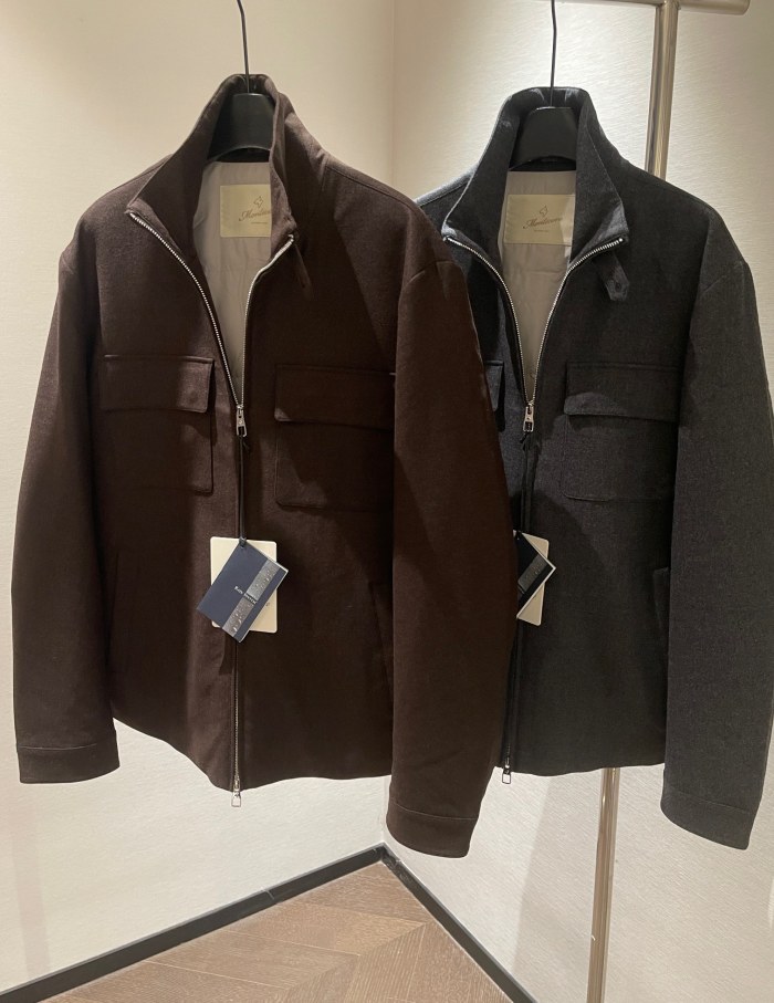NIGO Montre Men's Waterproof Wool And Goose Down Hunting Jacket With Stand Collar #nigo333011