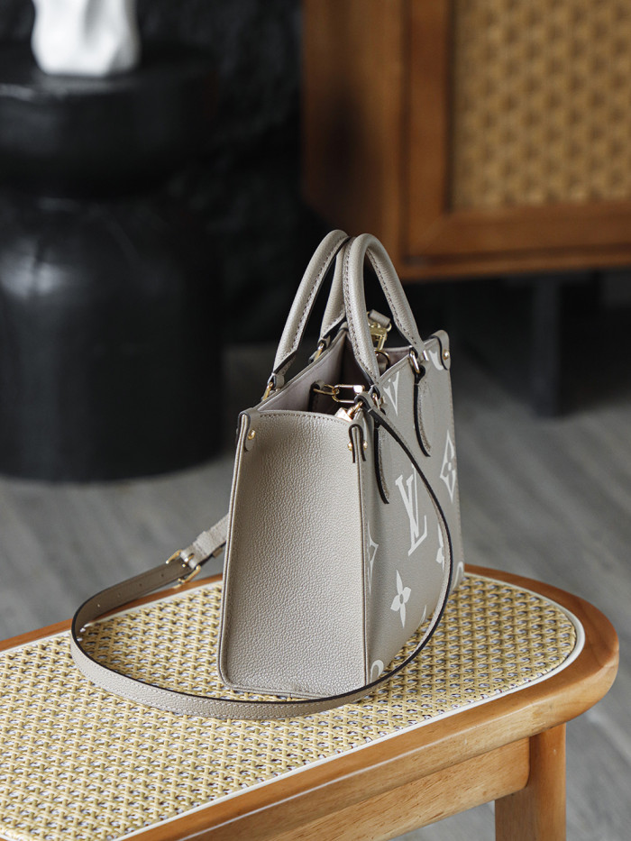 NIGO Louis Vuitton OnTheGo PM Bicolor Monogram Empreinte Leather Women's Handbags #nigo333041