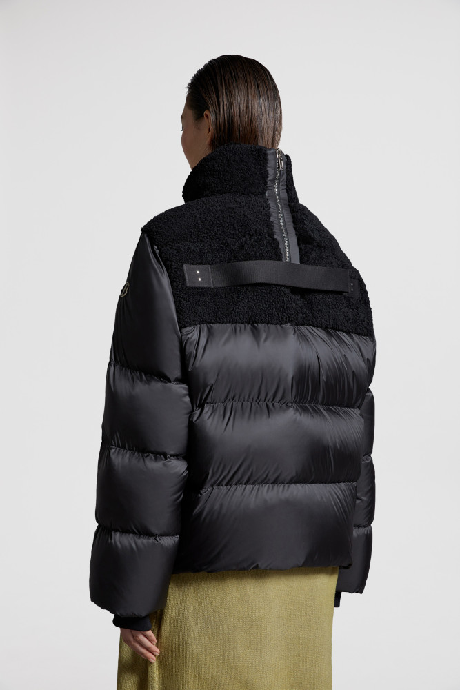 NIGO Moncler Cyclopic Men's And Women's Wool Collar Short Down Jacket #nigo333060