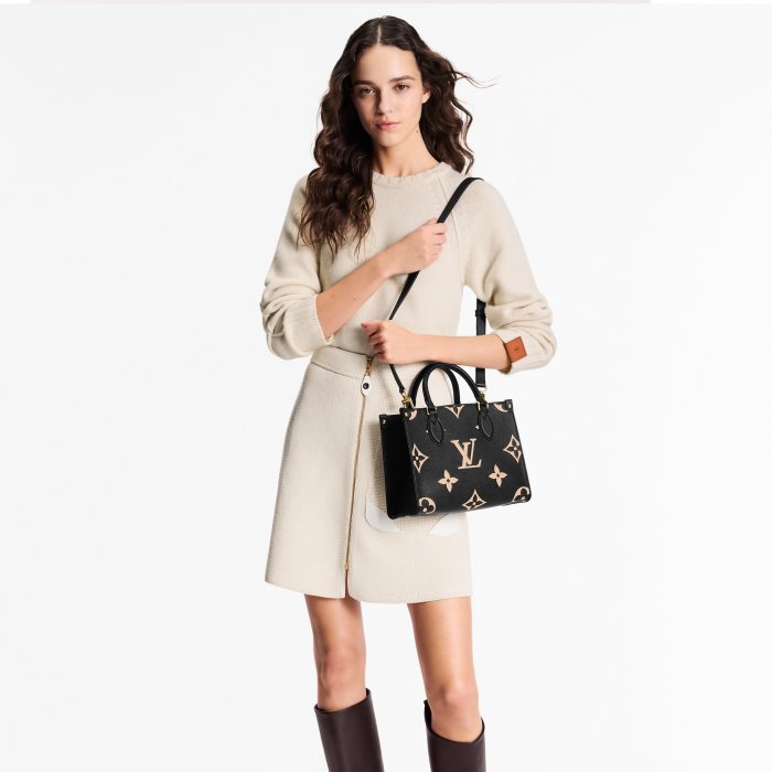 NIGO Louis Vuitton OnTheGo PM Bicolor Monogram Empreinte Leather Women's Handbags #nigo333041
