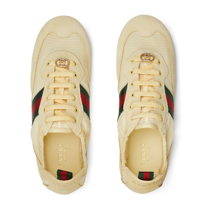 NIGO Gucci White GG Canvas Gucci Shift Series Women's Sneakers #nigo333045