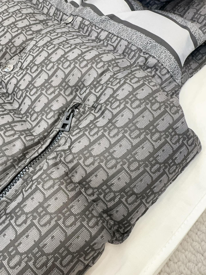NIGO Dior 25FW Oblique Jacquard Ski Series Cotton Vest Back Logo Jacquard Webbing #nigo333043