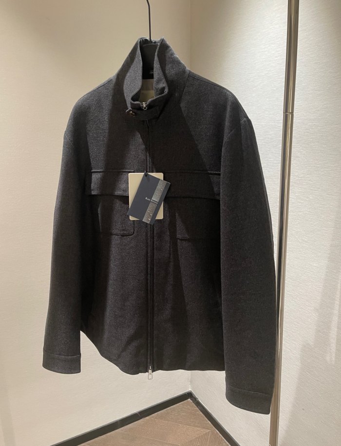 NIGO Montre Men's Waterproof Wool And Goose Down Hunting Jacket With Stand Collar #nigo333011