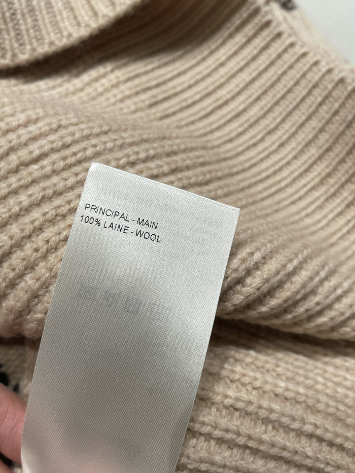 NIGO Louis Vuitton Men's Monogram Intarsia Superfine Wool Crew Neck Sweater #nigo333010